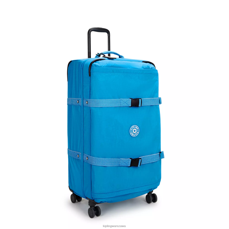 Kipling chętny niebieski dla obu płci spontaniczny duży toczący się bagaż PXR6L519
