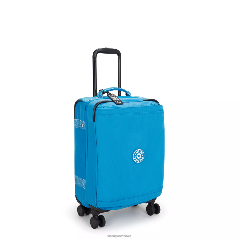 Kipling chętny niebieski dla obu płci spontaniczny mały toczący się bagaż PXR6L505