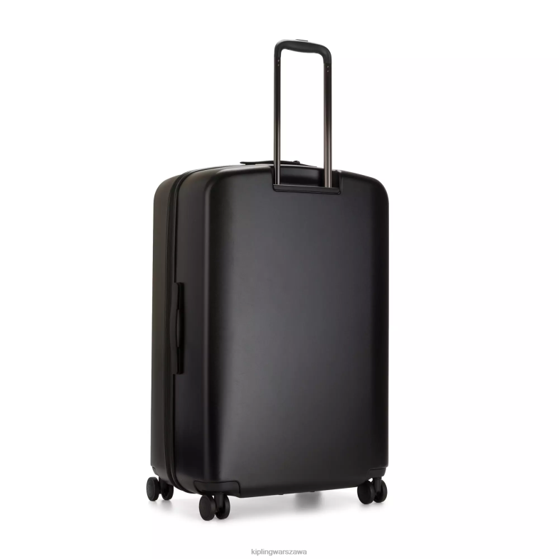 Kipling czarny noir dla obu płci ciekawość duży czterokołowy bagaż na kółkach PXR6L524