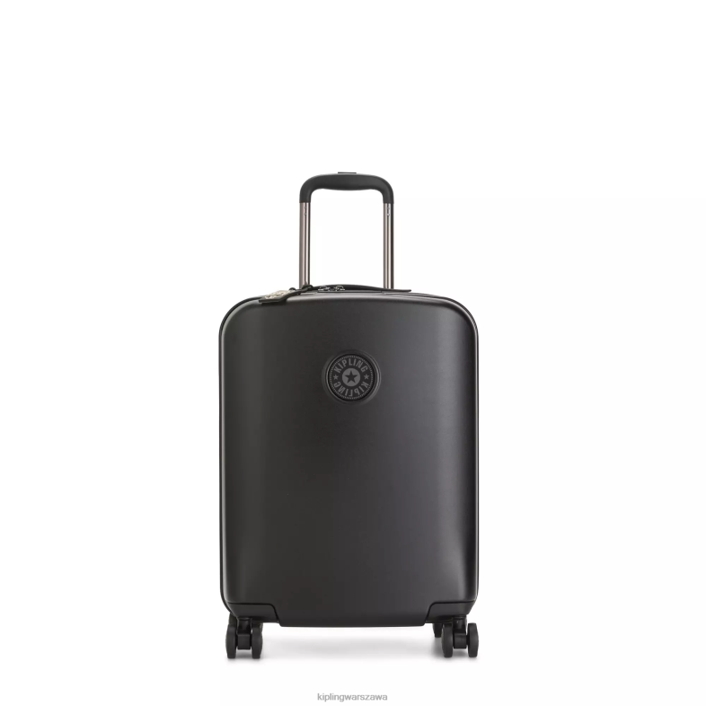 Kipling czarny noir dla obu płci ciekawostka mały 4-kołowy bagaż na kółkach PXR6L513