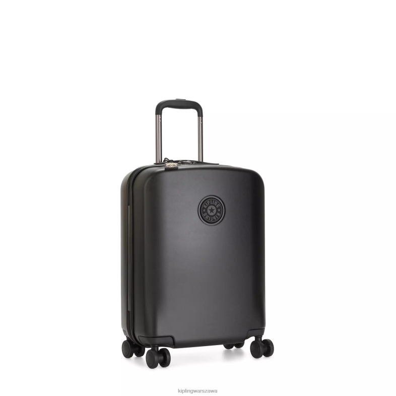 Kipling czarny noir dla obu płci ciekawostka mały 4-kołowy bagaż na kółkach PXR6L513