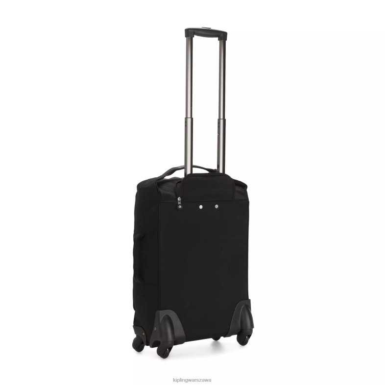 Kipling czarny noir dla obu płci darceymały bagaż podręczny na kółkach PXR6L509