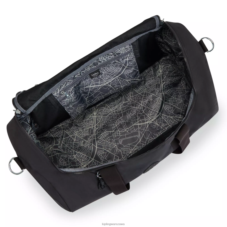 Kipling czarny noir dla obu płci Średnia torba Argus PXR6L332