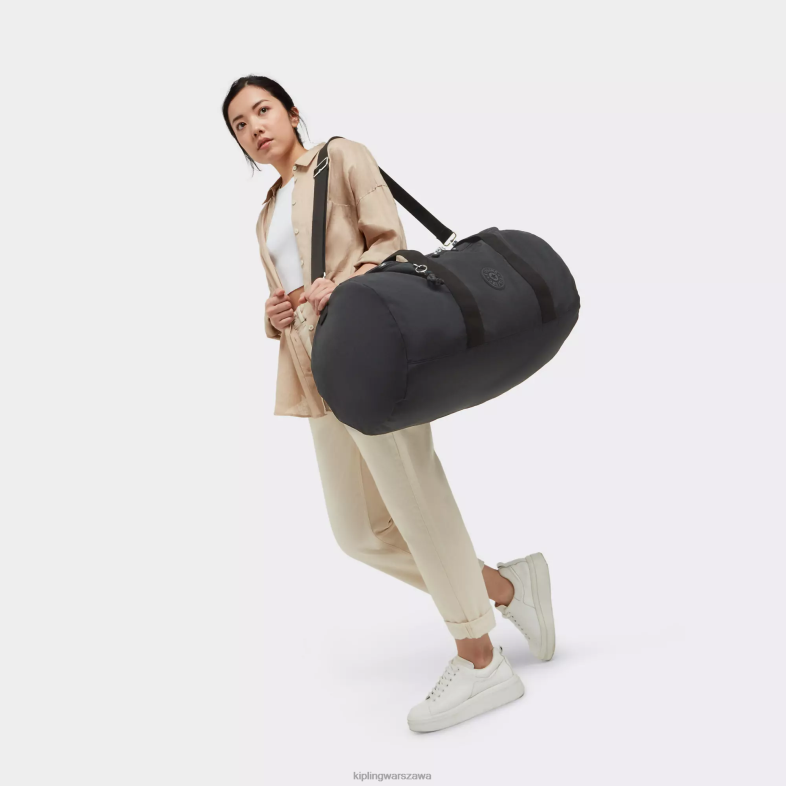 Kipling czarny noir dla obu płci Średnia torba Argus PXR6L332