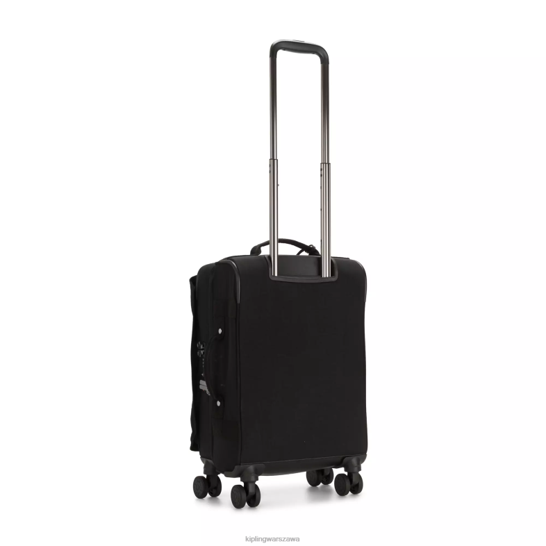 Kipling czarny noir dla obu płci spontaniczny mały toczący się bagaż PXR6L504
