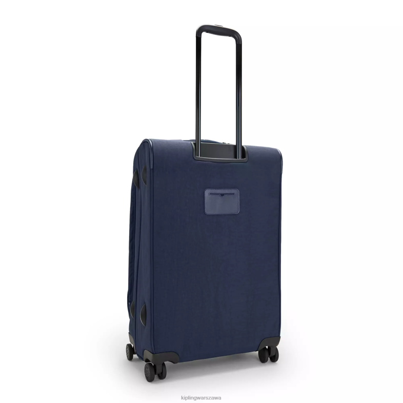 Kipling niebieski niebieski dla obu płci youri spin średni 4-kołowy bagaż na kółkach PXR6L522