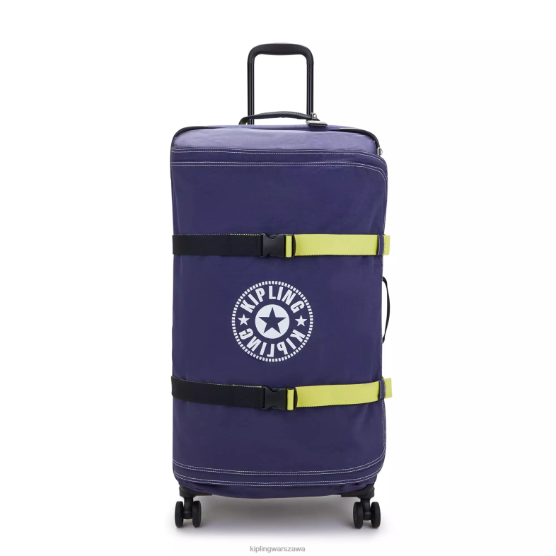 Kipling ostateczna marynarka wojenna dla obu płci spontaniczny duży toczący się bagaż PXR6L520