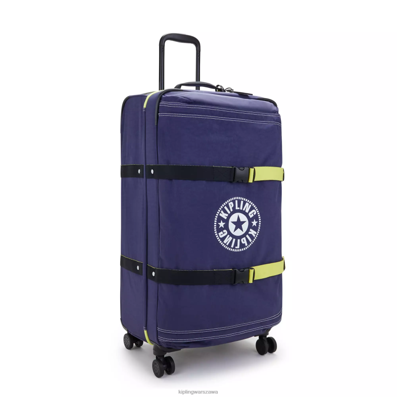 Kipling ostateczna marynarka wojenna dla obu płci spontaniczny duży toczący się bagaż PXR6L520