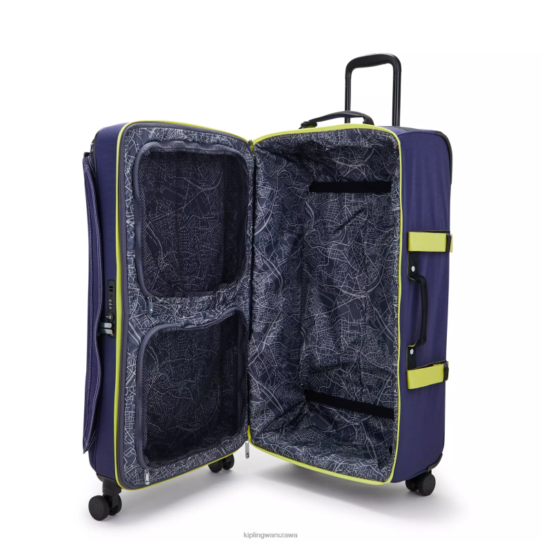 Kipling ostateczna marynarka wojenna dla obu płci spontaniczny duży toczący się bagaż PXR6L520