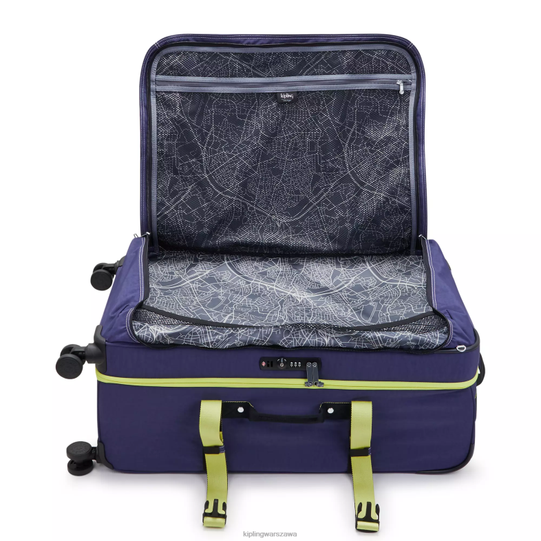 Kipling ostateczna marynarka wojenna dla obu płci spontaniczny duży toczący się bagaż PXR6L520