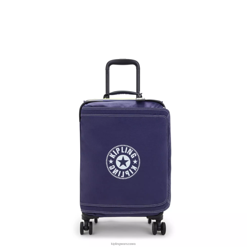 Kipling ostateczna marynarka wojenna dla obu płci spontaniczny mały toczący się bagaż PXR6L506