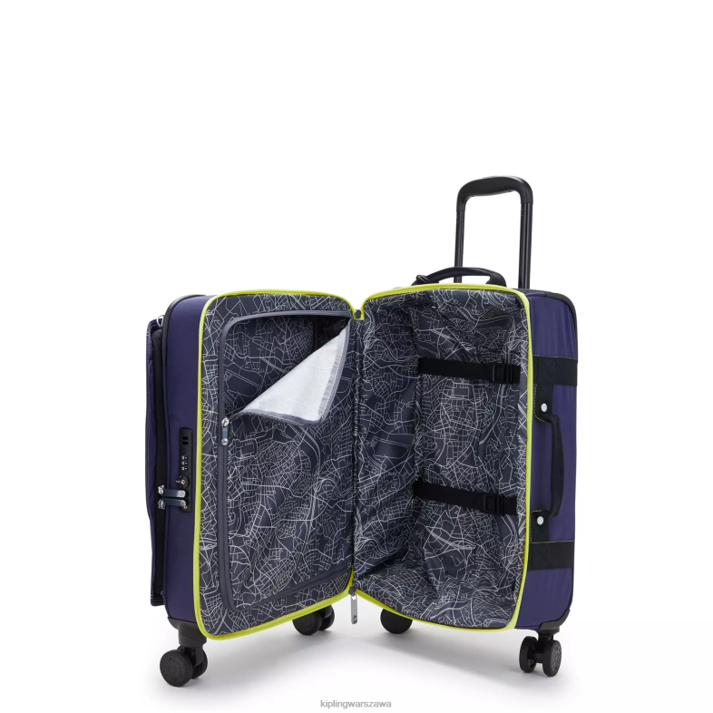 Kipling ostateczna marynarka wojenna dla obu płci spontaniczny mały toczący się bagaż PXR6L506