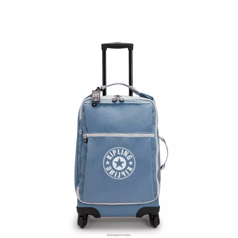 Kipling pędzel niebieski c dla obu płci darceymały bagaż podręczny na kółkach PXR6L510