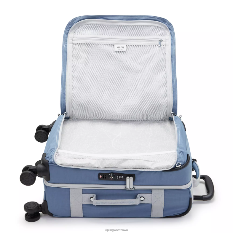 Kipling pędzel niebieski c dla obu płci spontaniczny mały toczący się bagaż PXR6L507