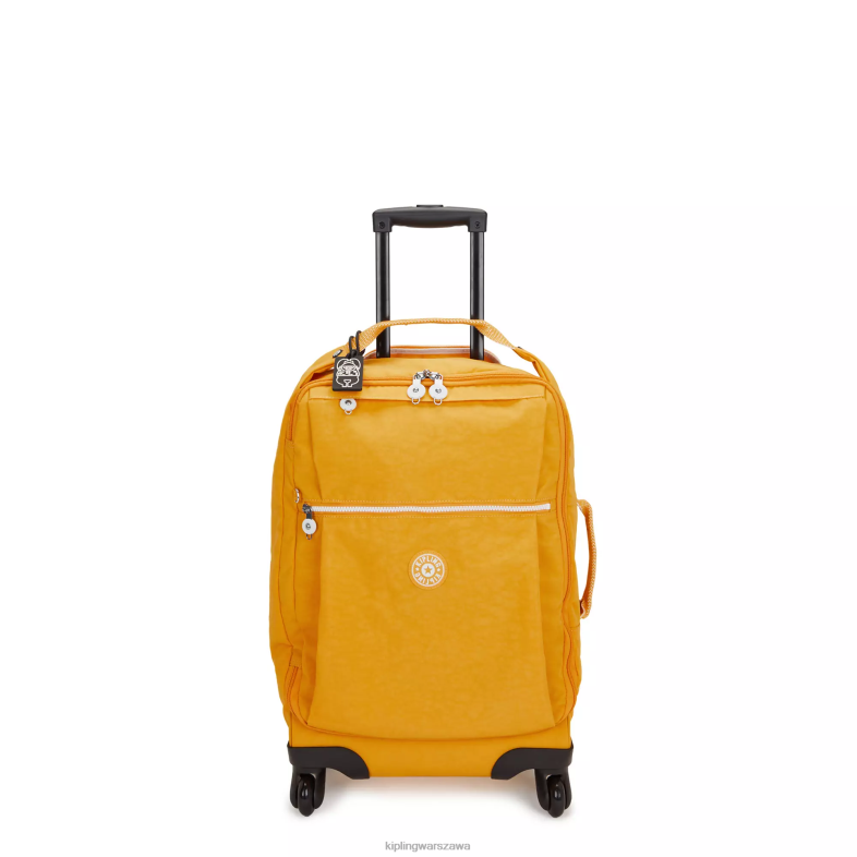 Kipling szybki żółty dla obu płci darceymały bagaż podręczny na kółkach PXR6L508