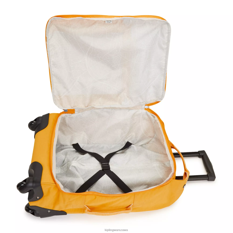 Kipling szybki żółty dla obu płci darceymały bagaż podręczny na kółkach PXR6L508