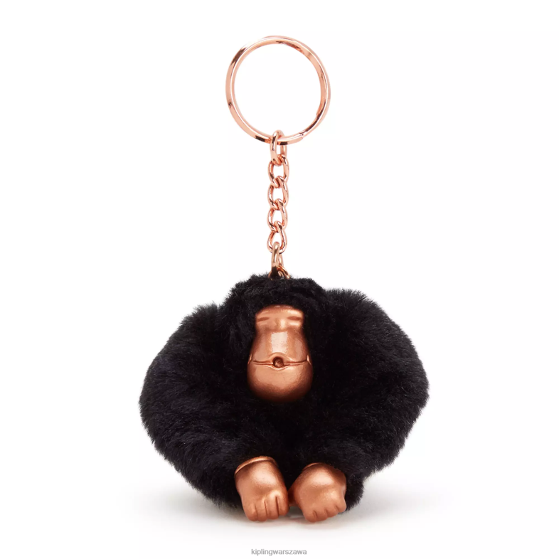 Kipling bogaty czarny ogier dla obu płci breloczek sven smallmonkey PXR6L669
