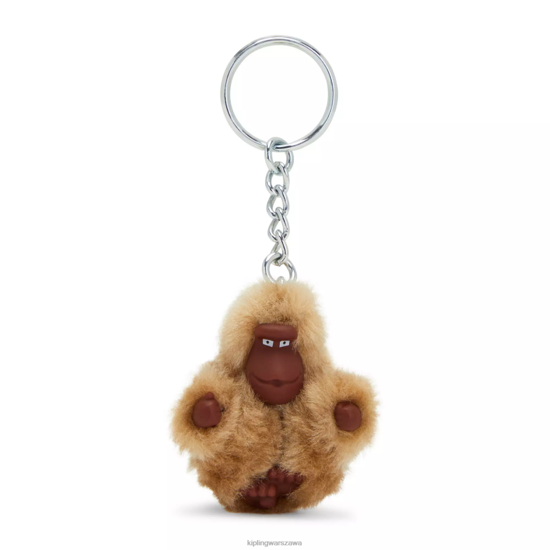 Kipling karmelowy beż dla obu płci Sven extra smallmonkey brelok do kluczy PXR6L714