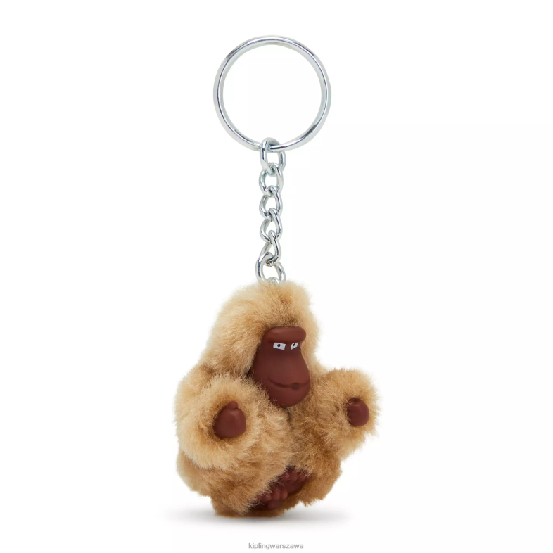 Kipling karmelowy beż dla obu płci Sven extra smallmonkey brelok do kluczy PXR6L714