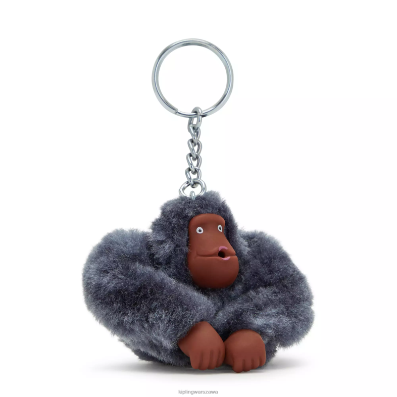 Kipling mglisty szary dla obu płci breloczek svenmonkey PXR6L694
