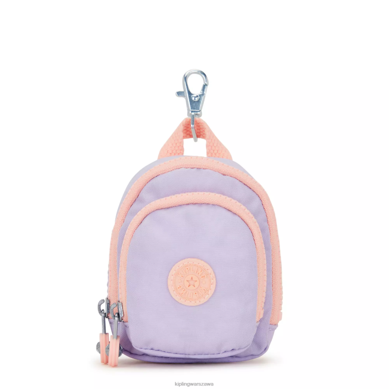 Kipling niekończący się liliowy c dla obu płci seul minibreloczek PXR6L619