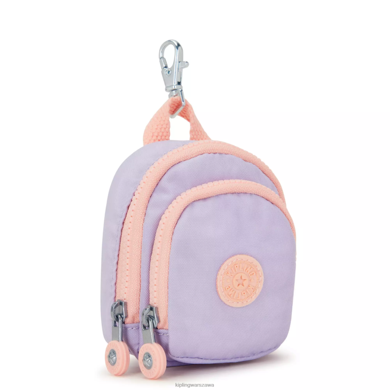 Kipling niekończący się liliowy c dla obu płci seul minibreloczek PXR6L619