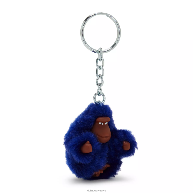 Kipling wściekły niebieski dla obu płci Sven extra smallmonkey brelok do kluczy PXR6L712