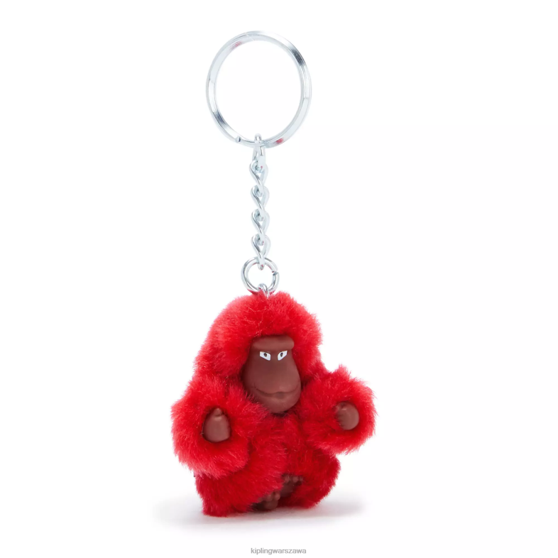 Kipling wiśniowy ton dla obu płci Sven extra smallmonkey brelok do kluczy PXR6L721