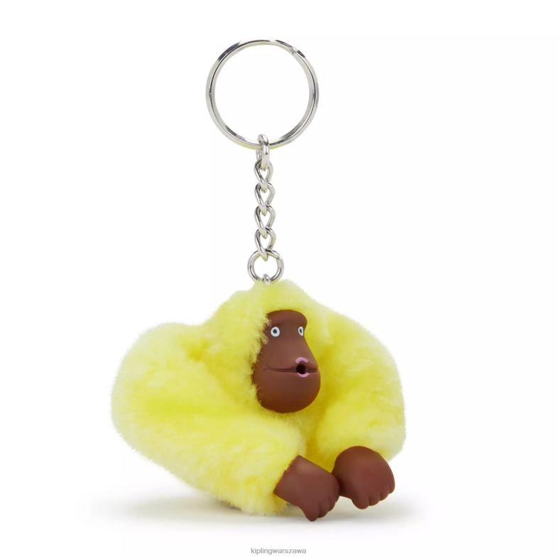 Kipling światło słoneczne żółte dla obu płci breloczek sven smallmonkey PXR6L665
