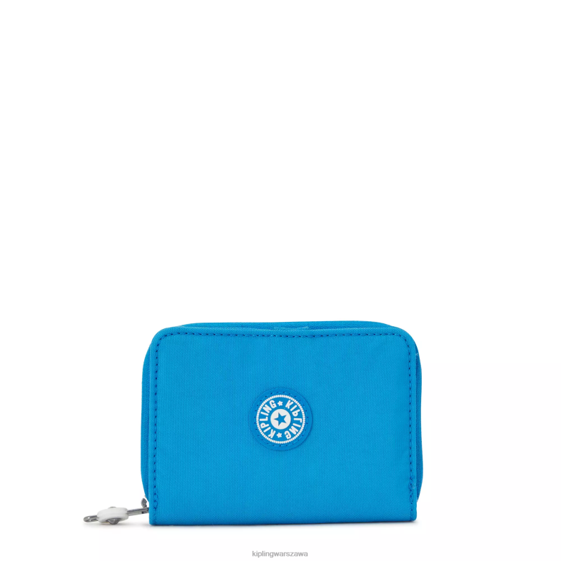 Kipling chętny niebieski dla obu płci pieniądze kochamały portfel PXR6L301