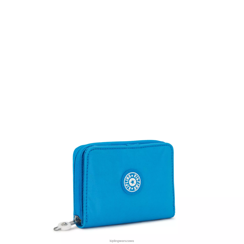 Kipling chętny niebieski dla obu płci pieniądze kochamały portfel PXR6L301