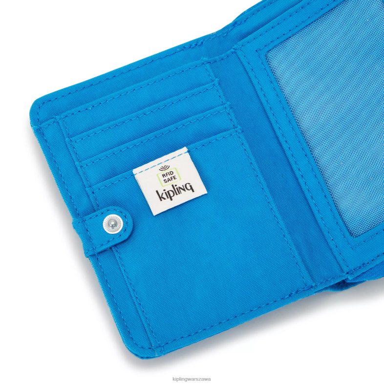 Kipling chętny niebieski dla obu płci pieniądze kochamały portfel PXR6L301