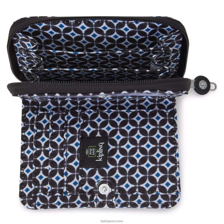 Kipling czarniawa dachówka dla obu płci money lovemały portfel z nadrukiem PXR6L295
