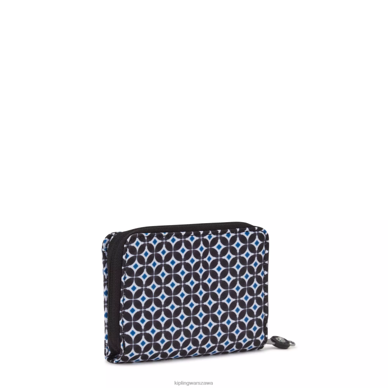 Kipling czarniawa dachówka dla obu płci money lovemały portfel z nadrukiem PXR6L295