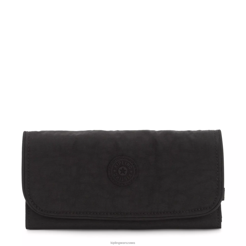 Kipling czarny noir dla obu płci portfel na pieniądze PXR6L287