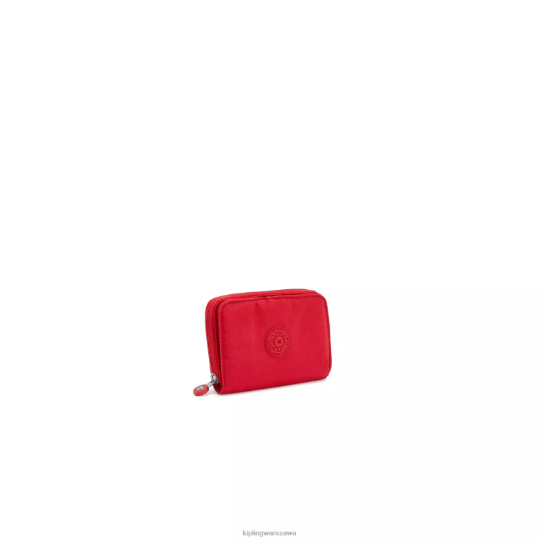 Kipling czerwony róż dla obu płci pieniądze kochamały portfel PXR6L302