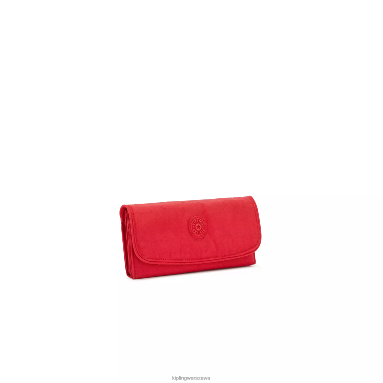 Kipling czerwony róż dla obu płci portfel na pieniądze PXR6L289