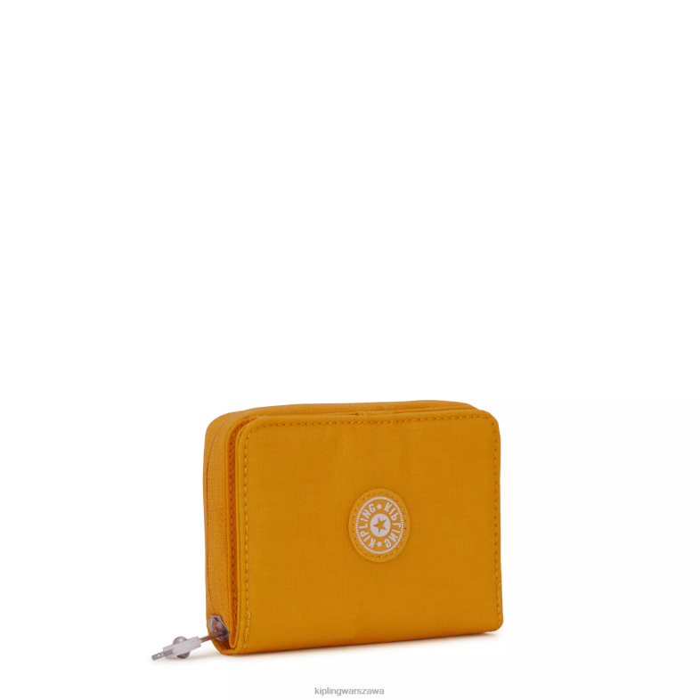 Kipling szybki żółty dla obu płci pieniądze kochamały portfel PXR6L298
