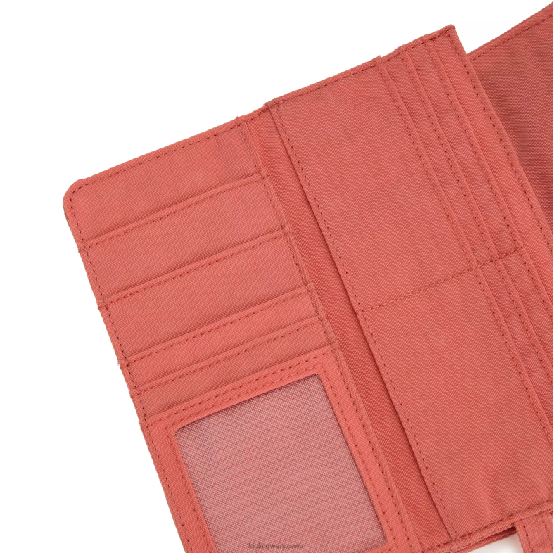Kipling vintage różowy dla obu płci portfel na pieniądze PXR6L290