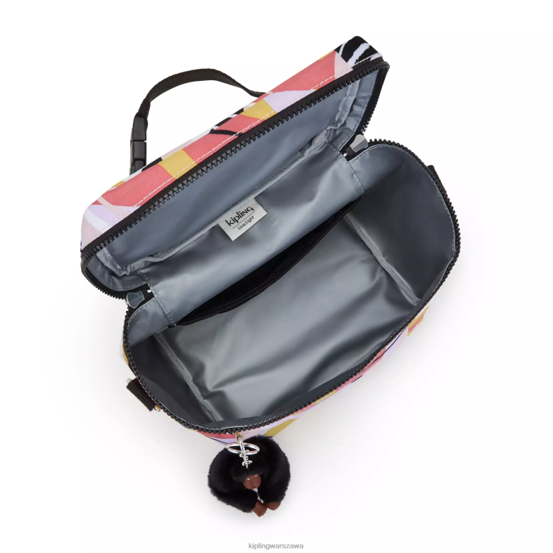 Kipling abstrakt urlopu dla obu płci torba śniadaniowa z nadrukiem graham PXR6L624