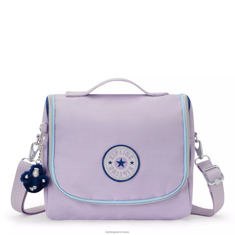 Kipling niekończąca się liliowa zabawa dla obu płci nowa torba na lunch kichirou PXR6L648