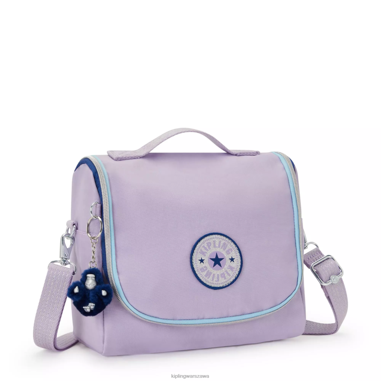 Kipling niekończąca się liliowa zabawa dla obu płci nowa torba na lunch kichirou PXR6L648