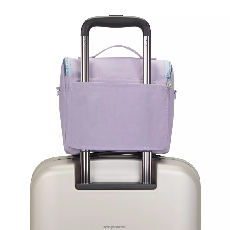 Kipling niekończąca się liliowa zabawa dla obu płci nowa torba na lunch kichirou PXR6L648