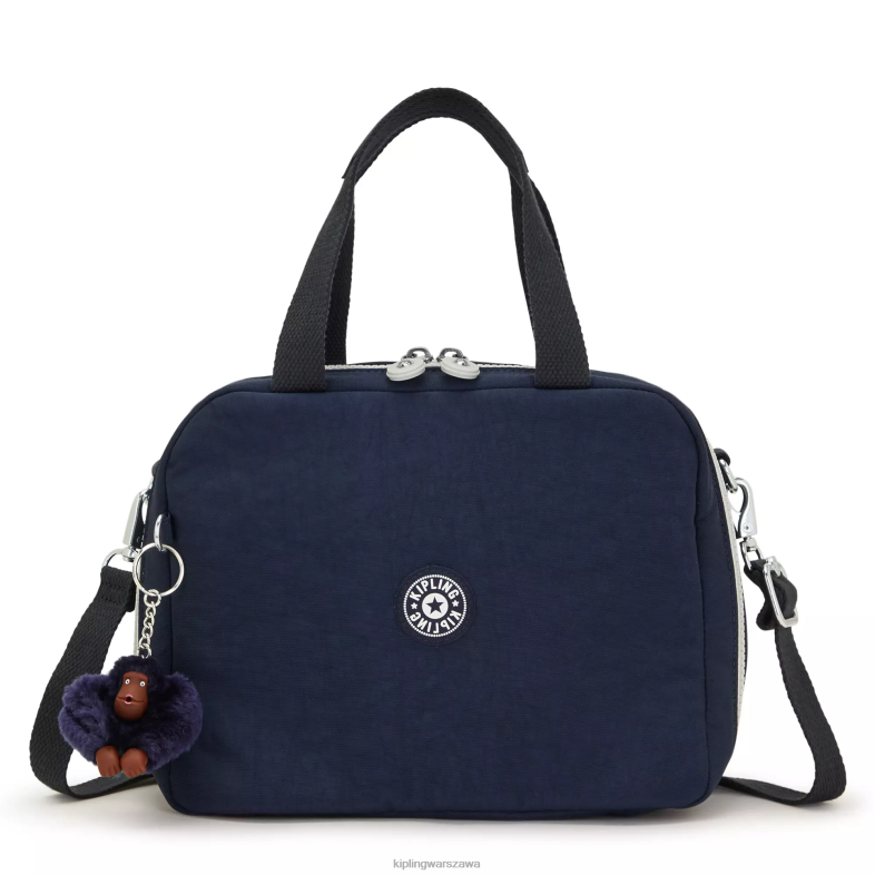 Kipling prawdziwy niebieski szary dla obu płci torba miyolunch PXR6L631