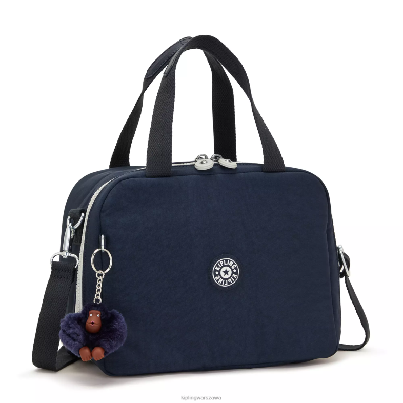 Kipling prawdziwy niebieski szary dla obu płci torba miyolunch PXR6L631
