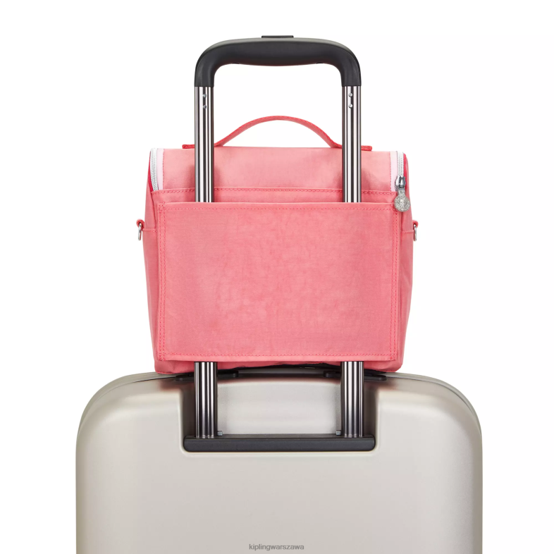 Kipling radosna różowa zabawa dla obu płci nowa torba na lunch kichirou PXR6L646