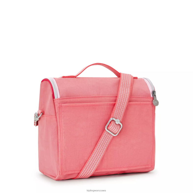 Kipling radosna różowa zabawa dla obu płci nowa torba na lunch kichirou PXR6L646
