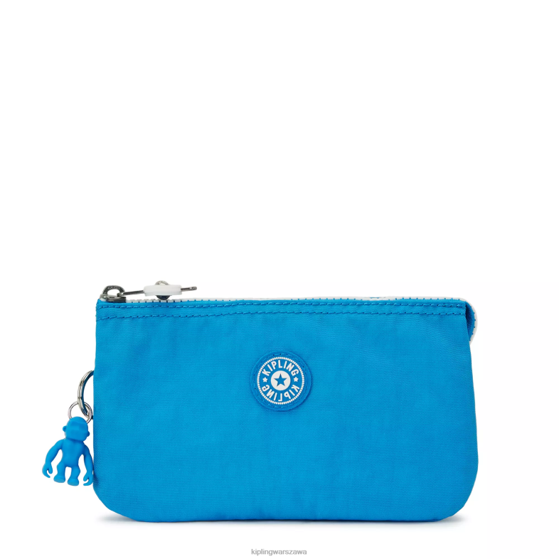 Kipling chętny niebieski dla obu płci duża torba na kreatywność PXR6L537