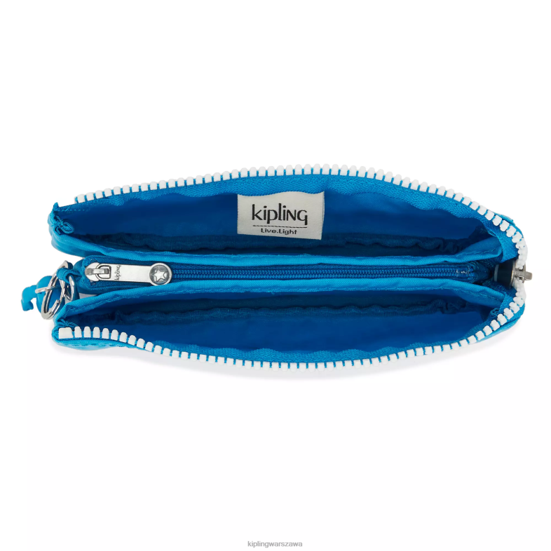 Kipling chętny niebieski dla obu płci duża torba na kreatywność PXR6L537