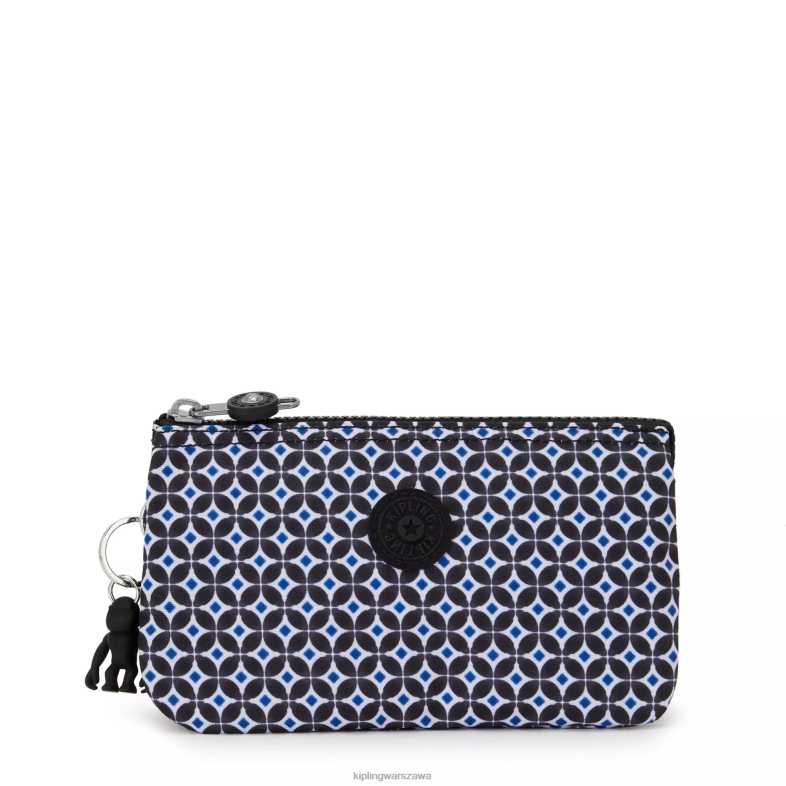 Kipling czarniawa dachówka dla obu płci kreatywne etui z dużym nadrukiem PXR6L307